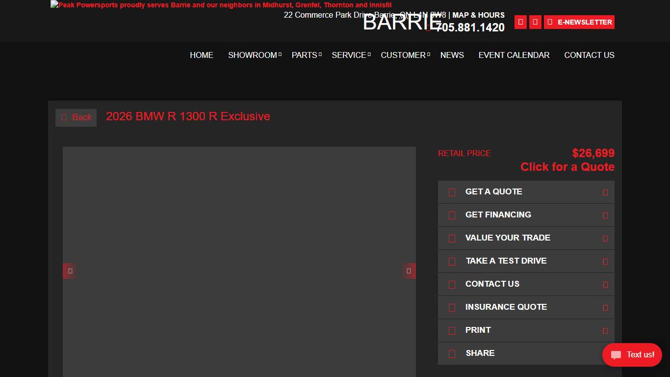 2026 BMW R 1300 R Exclusive | Peak Powersports